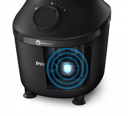 Philips Blender kielichowy HR2191/01  czarny