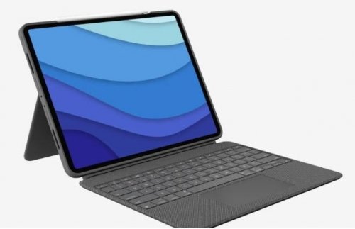 Logitech Combo Touch US iPad Pro 12,9&#039;&#039; 5th Gen Grey