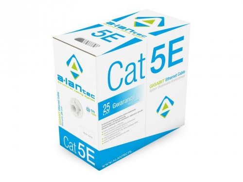 ALANTEC Kabel U/UTP typu linka kat.5E Fca 26/7AWG PVC 305m - 25 lat gwarancji