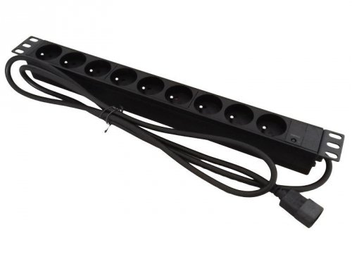 ALANTEC Listwa zasilająca 19 cali 9xCEE 7/5 wtyk C14
