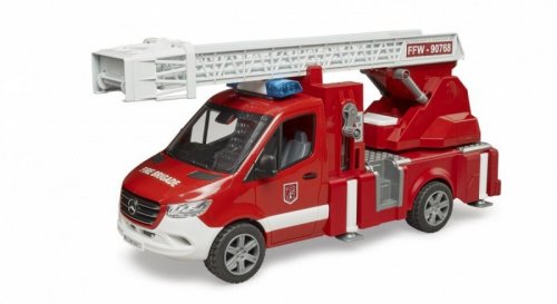 BRUDER Wóz strażacki Mercedes Benz Sprinter z drabiną i światłami