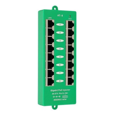 Extralink PoE Injector 8 portów Gigabit
