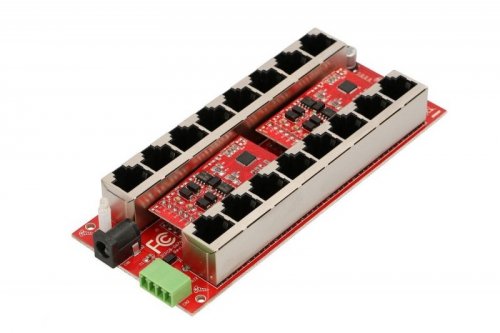 Extralink PoE Injector 8 portów Gigabit