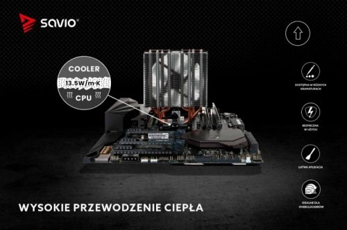 Savio Glacier Pasta termoprzewodząca 13.5 W/mK 2g TG-03