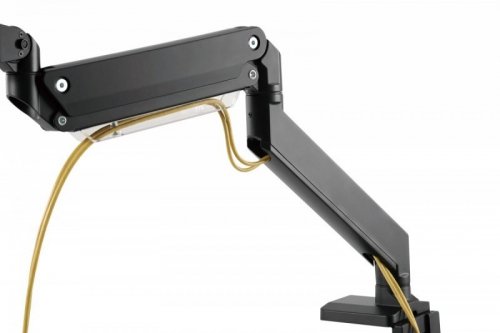 Digitus Ramię biurkowe pojedyncze z zaciskiem, 1xLCD, max. 35 cali, max. obciążenie 15kg, ze sprężyną gazową