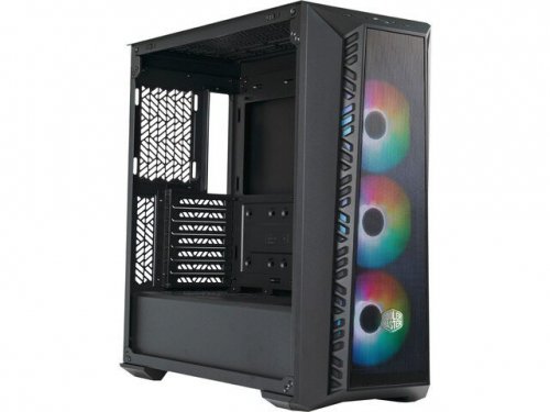 Cooler Master Obudowa MasterBox 520 Mesh white z oknem ARGB, Czarna