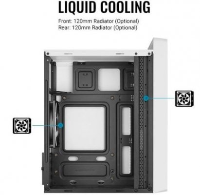AeroCool Obudowa CS-109 White RGB USB 3.0 Mini Tower