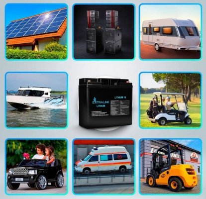 Extralink Akumulator LiFePO4 18AH 12.8V BMS EX.30417