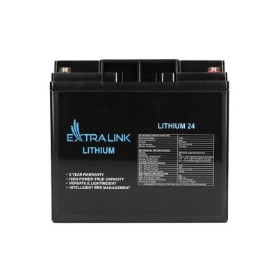 Extralink Akumulator LiFePO4  24AH 12.8V BMS EX.30424