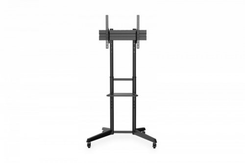 Digitus Stojak mobilny pojedynczy z półką 1xLCD max. 70 cali max. 50kg, VESA max. 600x400