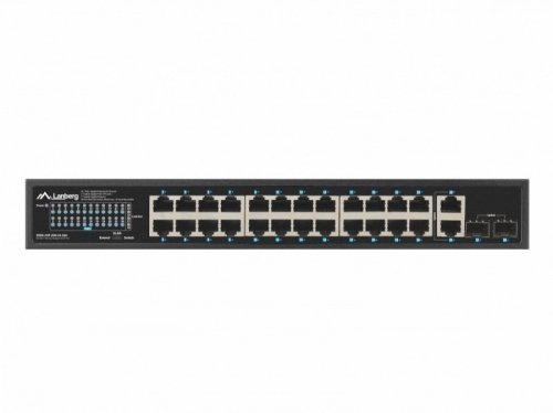 Lanberg Switch 24x1GB POE+ 2xGB 2xSFP rack 19&#039;&#039; gigabit ethernet 360W