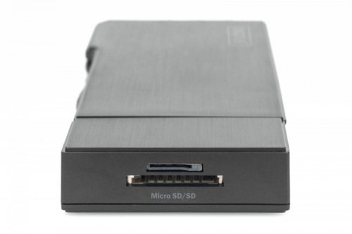 Digitus Stacja dokująca USB 3.0 Typ A 7-portów, 4K 30Hz, HDMI, VGA, 2x USB 3.0, SD microSD, RJ45