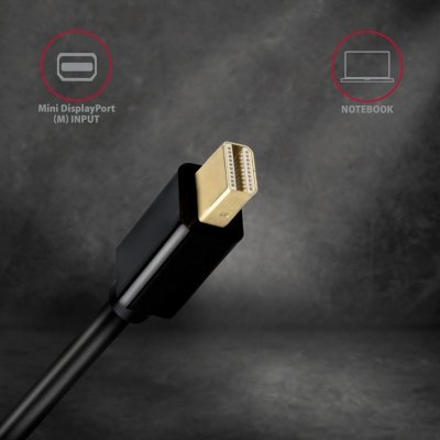 AXAGON Konwerter/kabel aktywny RVDM-HI14C2  Mini DP > HDMI 1.4 kabel 1.8m4K/30Hz