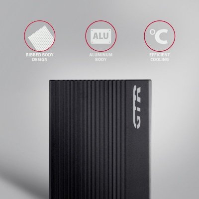 AXAGON EE25-GTR Obudowa zewnętrzna aluminiowa USB3.2 Gen 2 - SATA 6G 2.5&quot; SSD/HDD