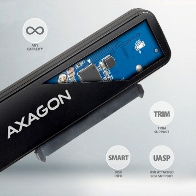 AXAGON ADSA-FP2C Adapter USB-C 5Gbps SATA 6G 2.5 cali HDD/SSD FASTPort2
