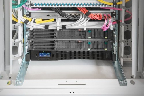Digitus Zasilacz awaryjny UPS Online Rack 19 cali LCD, 2000VA/2000W, 4x12V/9Ah, 8xC13, USB, RS232, RJ45