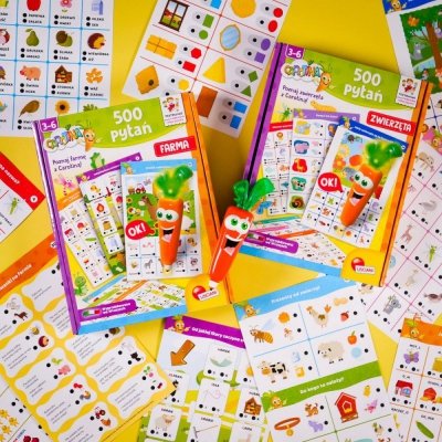 Lisciani Gra Carotina 500 pytań - Farma