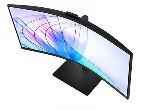 Samsung Monitor 34 cale LS34C652VAUXEN VA 3440x1440 UWQHD 21:9 1xHDMI 1xDP 1xUSB-C (90W) 2xUSB 3.0 LAN (RJ45) 5ms HAS Webcam głośniki zakrzywiony 3yrs on-site