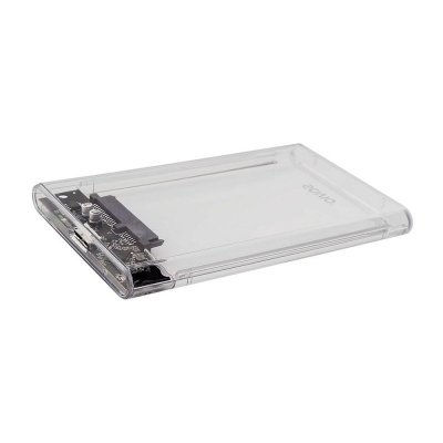 Savio Zewnętrzna obudowa na dysk HDD/SSD 2.5 cali, USB 3.0, AK-66, transparentna