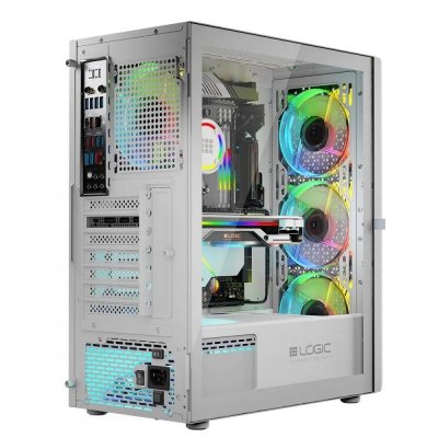 Logic Concept Obudowa Komputerowa Logic Aramis ARGB Midi USB 3.0 Biała