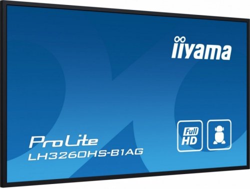 IIYAMA Monitor Digital Signage, wielkoformatowy 31.5 cala LH3260HS-B1AG matowy 24h/7  