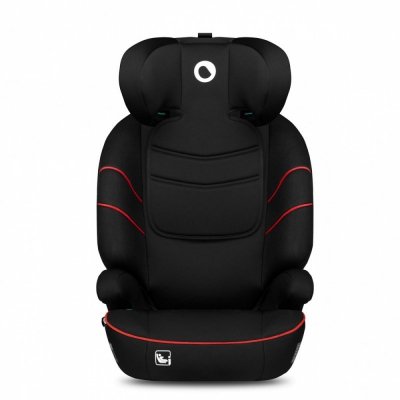 Lionelo Fotelik samochodowy Hugo I-Size Sporty Black Red 15-36 kg