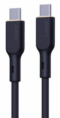 AUKEY CB-SCC102 silokonowy kabel USB C - USB C | 1.8m | 5A | 100WPD | 20V