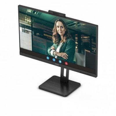  AOC Monitor komputerowy komputerowy Q27P3QW 27 cali IPS HDMI DP Pivot Kamera