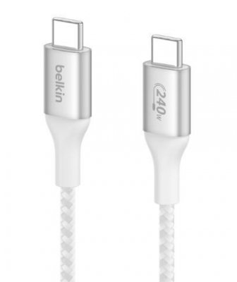 Belkin Kabel BoostCharge USB-C/USB-C 240W 1m biały