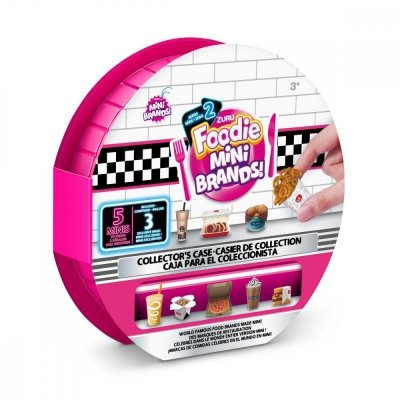 ZURU 5 Surprise Figurki Foodie Mini Brands Seria 2 Walizeczka kolekcjonerska