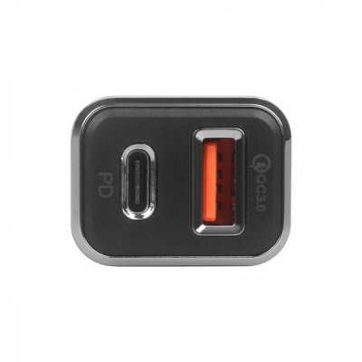 TB Ładowarka samochodowa uniwersalna USB A+C QC