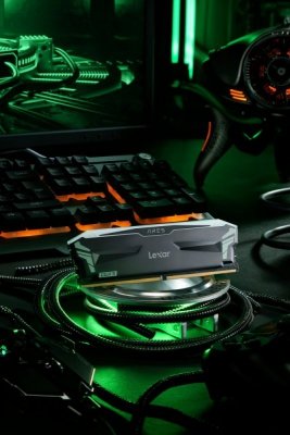 Lexar Pamięć DDR5 ARES RGB Gaming 32GB(2*16GB)/6800 czarna