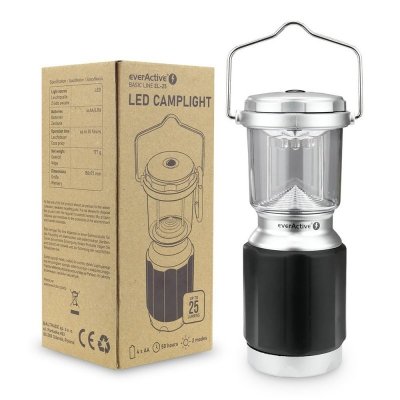 everActive Latarka kempingowa Basic Line EL-25 25 lumenów Czarna