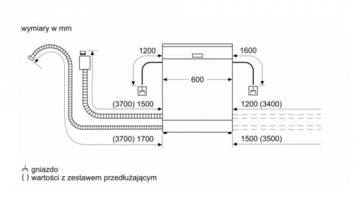 Siemens Zmywarka SN65YX00CE