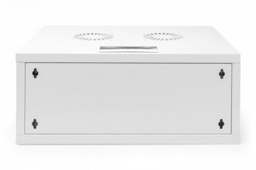 Digitus Szafa sieciowa wisząca 19 cali 4U, SOHO 241 x 540 x 400 mm, nośność 60kg, drzwi szyba, niezłożona, Szara