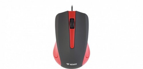 YENKEE Mysz przewodowa USB 3 przyciski, gumowana powierzchnia