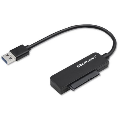 Qoltec Adapter SATA | Przejściówka na dysk SSD HDD 2.5 cali | USB 3.0 | Super speed 5Gb/s | 2TB
