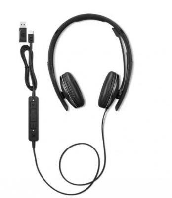 Słuchawki Lenovo Zestaw słuchawkowy Lenovo Wired ANC Gen 2 Teams 4XD1M45627