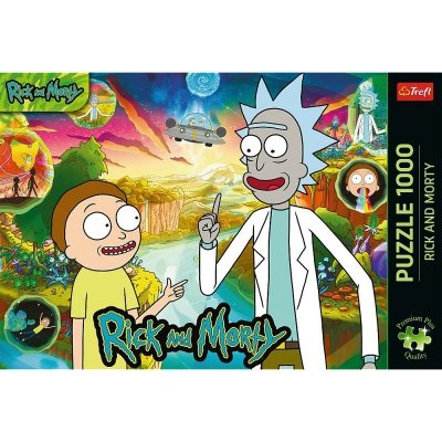Trefl Puzzle 1000 elementów Premium Plus Rick i Morty