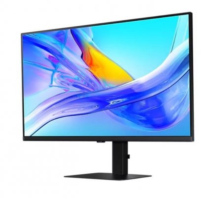 Samsung Monitor komputerowy 32 cali ViewFinity S80UD IPS 3840x2160 UHD 16:9 1xHDMI 1xDP 1xUSB-C 90W 3xUSB 3.0 LAN KVM 5ms PinP/PbyP 60Hz HAS+PIV płaski 3YOn-Site