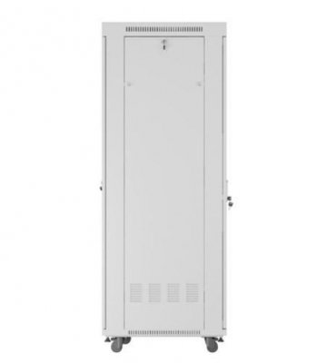 Lanberg Szafa stojąca rack 19&#039;&#039; 42U 600x800 szara drzwi szklane flack pack