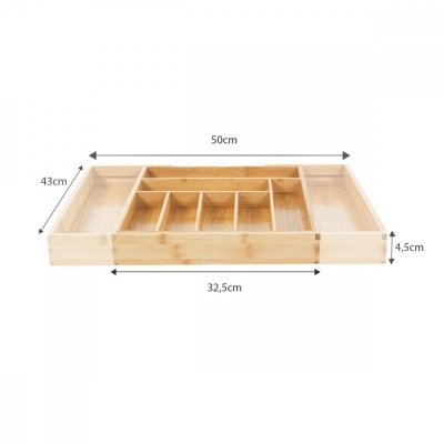 GreenBlue Organizer bambusowy rozsuwany GB379