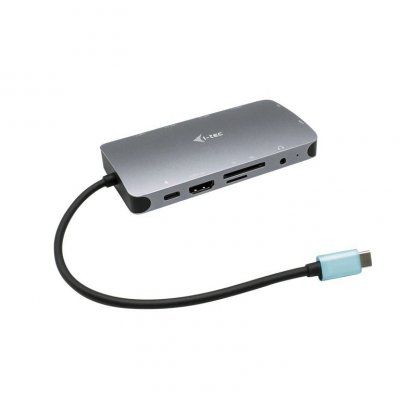 i-tec Stacja dokująca USB-C Metal Nano Dock HDMI/VGA with LAN + Universal Charger 100W