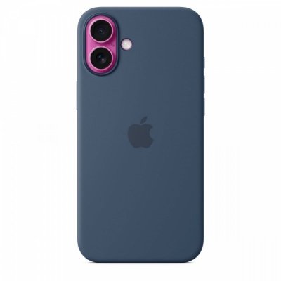 Apple Etui silikonowe z MagSafe do iPhonea 16 Plus - denim