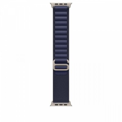 Apple Opaska Alpine w kolorze granatu do koperty 49 mm - rozmiar L - elementy z tytanu w kolorze naturalnym