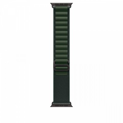 Apple Opaska Alpine w kolorze ciemnozielonym do koperty 49 mm - rozmiar M - elementy z tytanu w kolorze czarnym