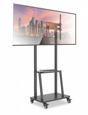 Techly Stojak mobilny  32-70 cali 70kg z półką AV Pivot