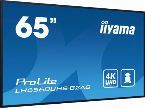 IIYAMA Monitor digital signage 65 cali LH6560UHS-B2A 24/7,500cd,4K,VA,Wifi