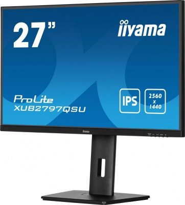 IIYAMA Monitor 27 cali XUB2797QSU-B2 IPS,HDMI,DP,100Hz,QHD,300cd /5y/