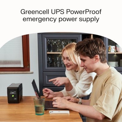 Green Cell Zasilacz awaryjny UPS 1050W/1500VA czysta sinusoida